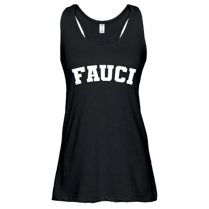 Team Dr Fauci Sporty Logo Ladies Essential Flowy Tank