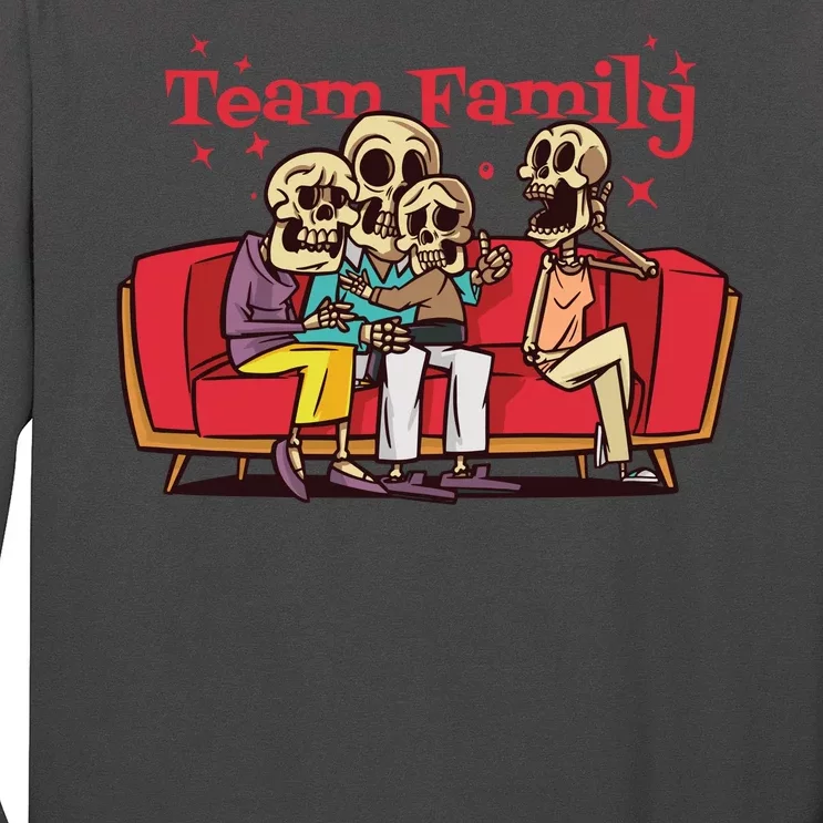 Team Family Skeleton Long Sleeve Shirt