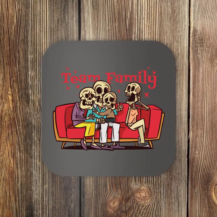 Team Family Skeleton Coaster