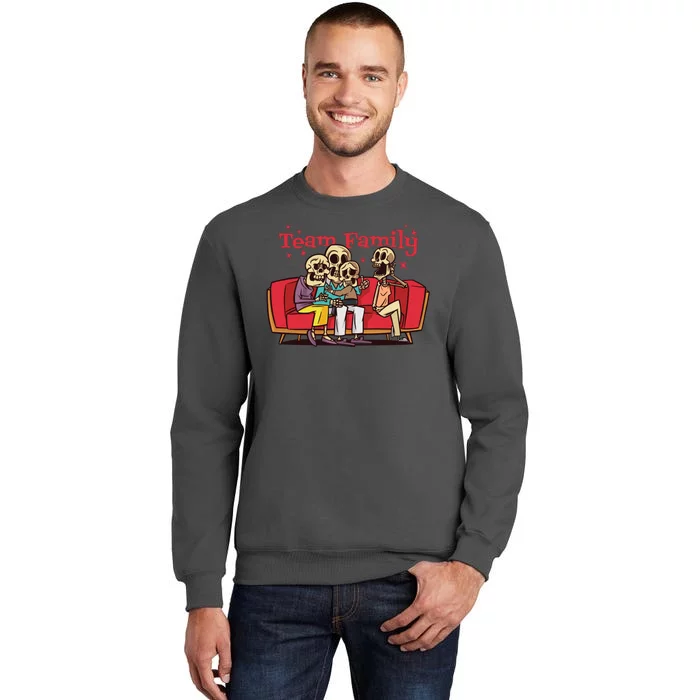 Team Family Skeleton Tall Sweatshirt