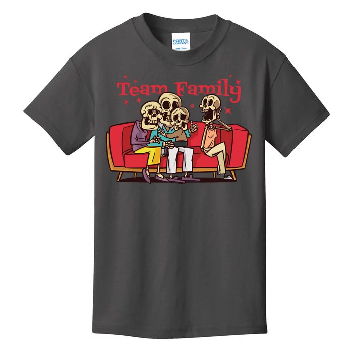 Team Family Skeleton Kids T-Shirt