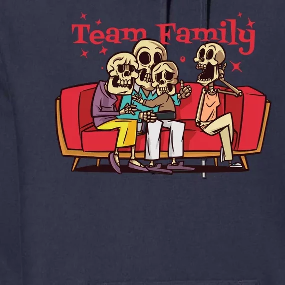 Team Family Skeleton Premium Hoodie