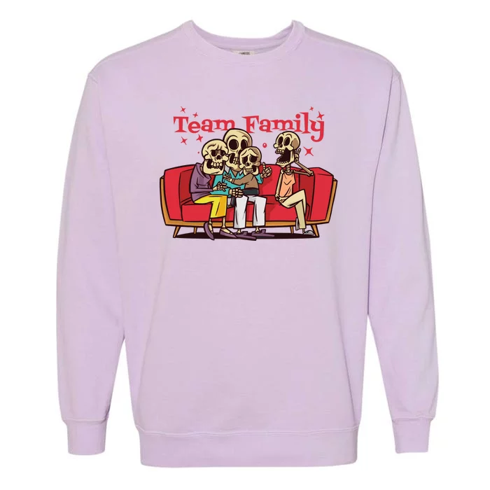 Team Family Skeleton Garment-Dyed Sweatshirt