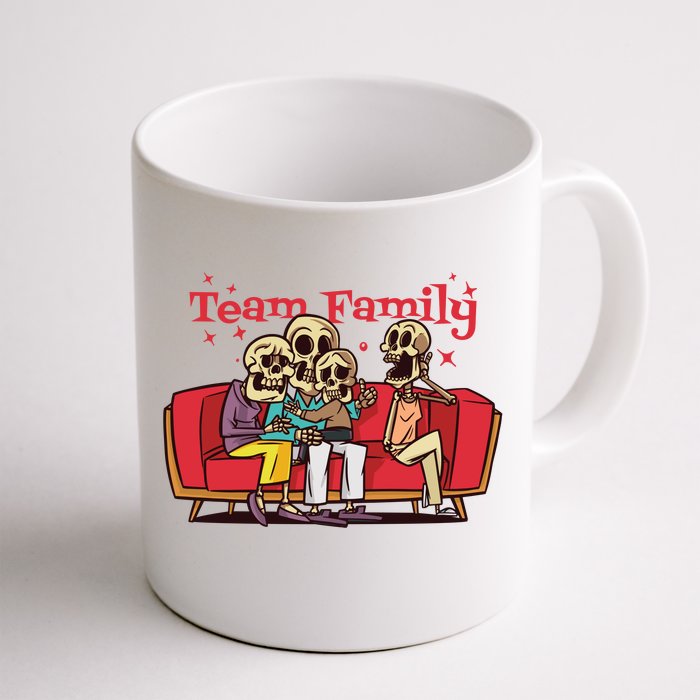 Team Family Skeleton Front & Back Coffee Mug