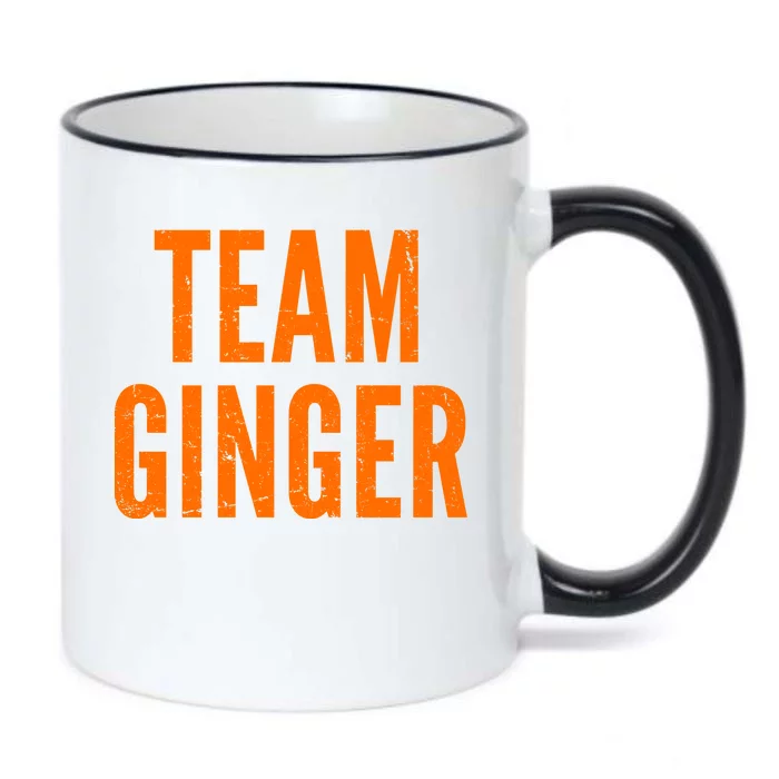 Team Ginger Black Color Changing Mug