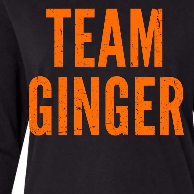 Team Ginger Womens Cotton Relaxed Long Sleeve T-Shirt