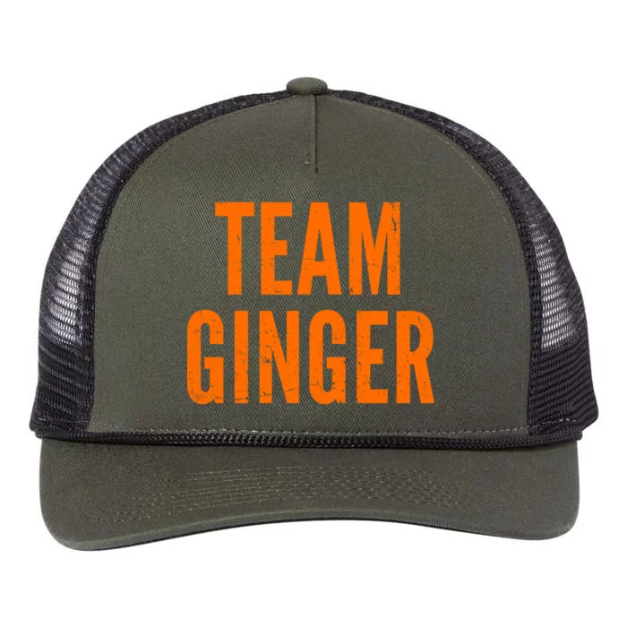 Team Ginger Retro Rope Trucker Hat Cap