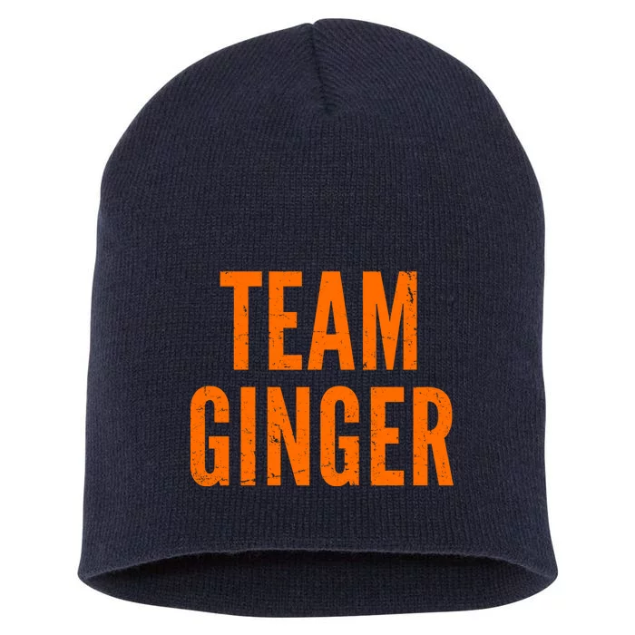 Team Ginger Short Acrylic Beanie