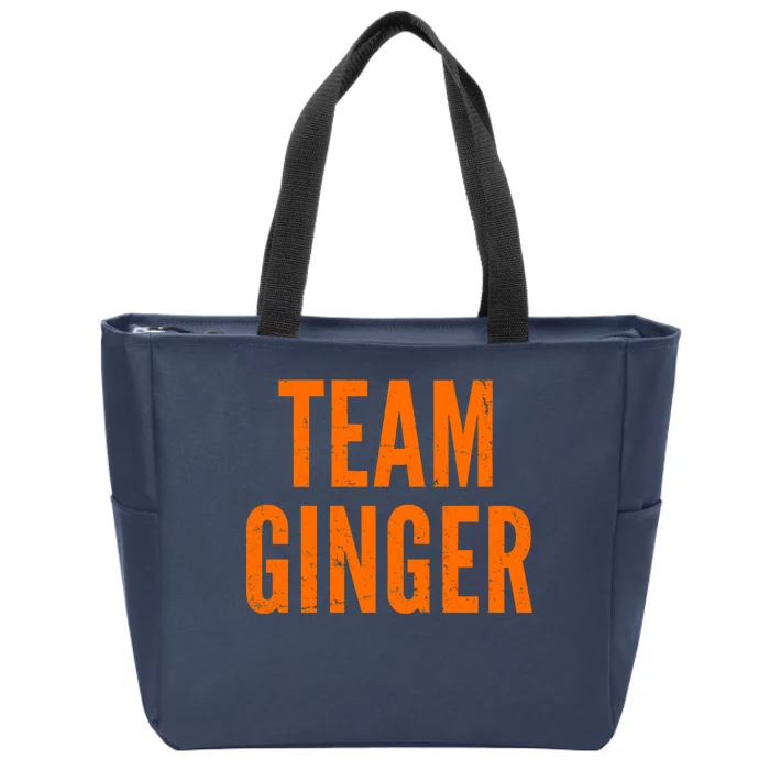 Team Ginger Zip Tote Bag