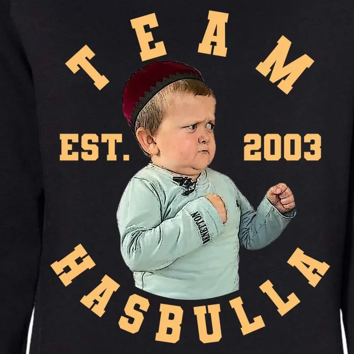 Team Hasbulla Est 2003 Meme Womens California Wash Sweatshirt