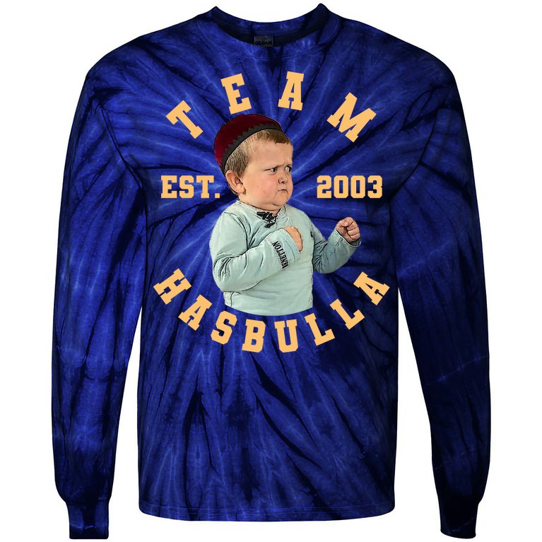 Team Hasbulla Est 2003 Meme Tie-Dye Long Sleeve Shirt