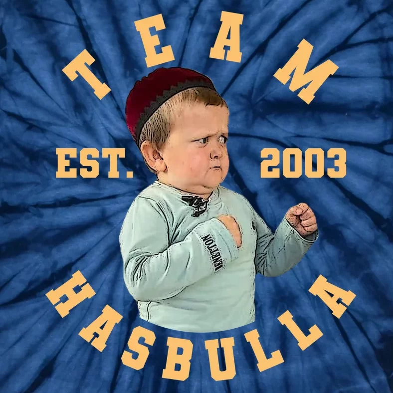 Team Hasbulla Est 2003 Meme Tie-Dye T-Shirt