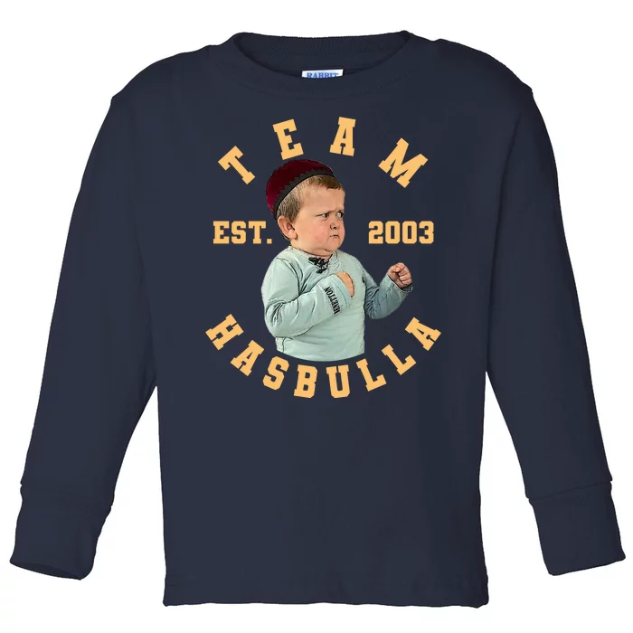 Team Hasbulla Est 2003 Meme Toddler Long Sleeve Shirt