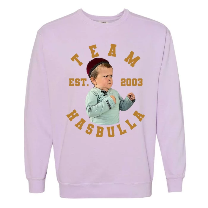 Team Hasbulla Est 2003 Meme Garment-Dyed Sweatshirt