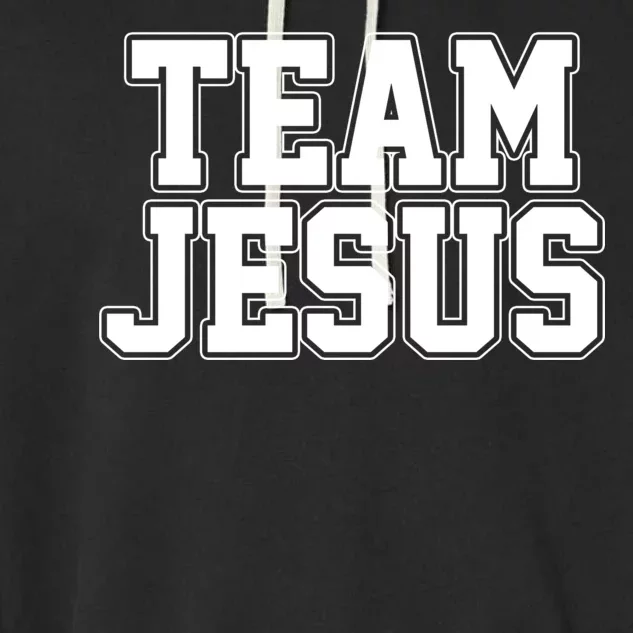 Team Jesus Garment-Dyed Fleece Hoodie