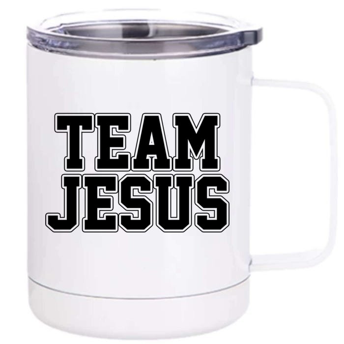 Team Jesus Front & Back 12oz Stainless Steel Tumbler Cup