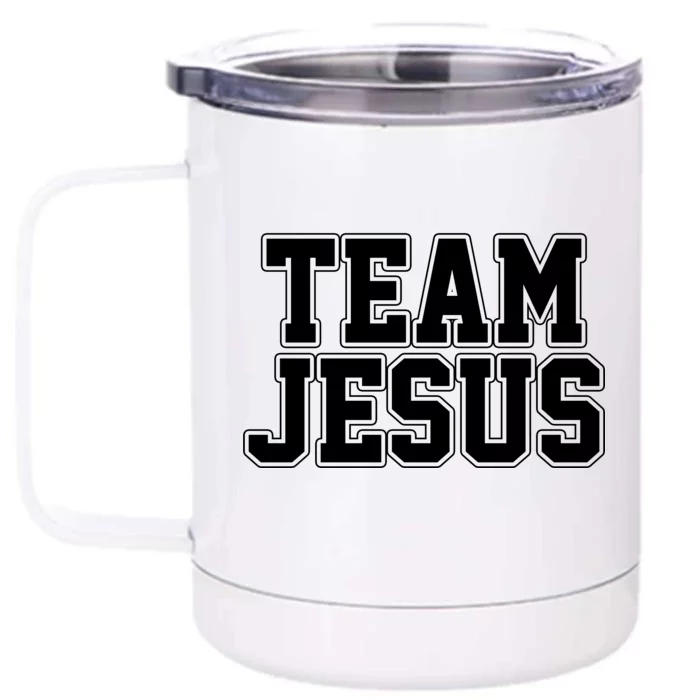 Team Jesus Front & Back 12oz Stainless Steel Tumbler Cup