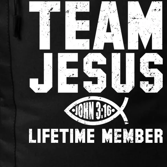 Team Jesus Lifetime Member John 3:16 Daily Commute Backpack