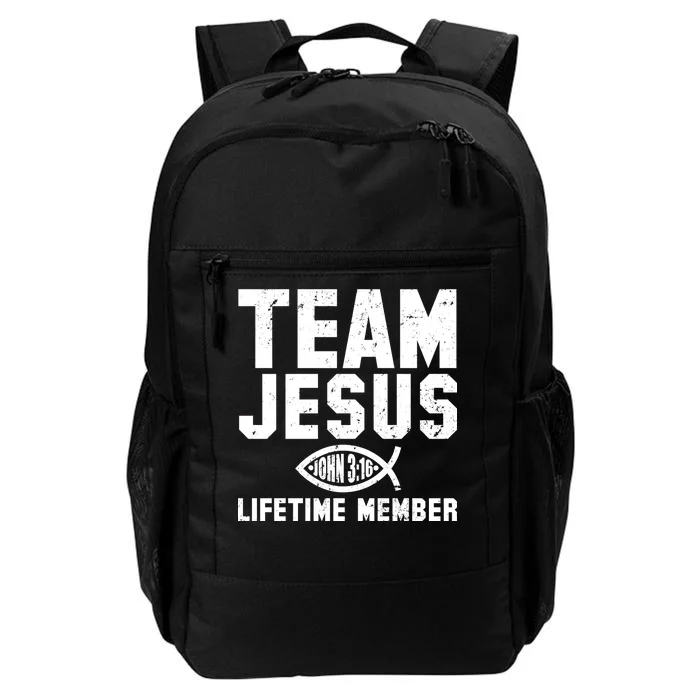 Team Jesus Lifetime Member John 3:16 Daily Commute Backpack