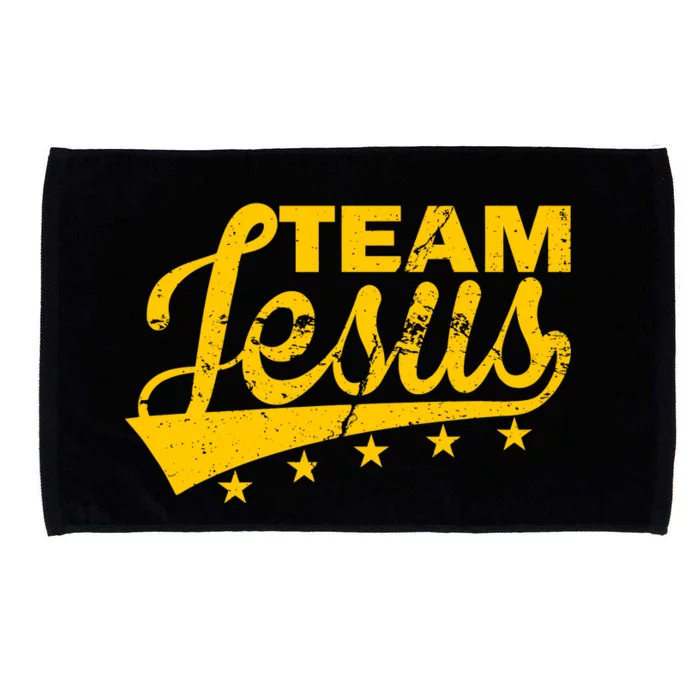 Team Jesus Vintage Christian Microfiber Hand Towel