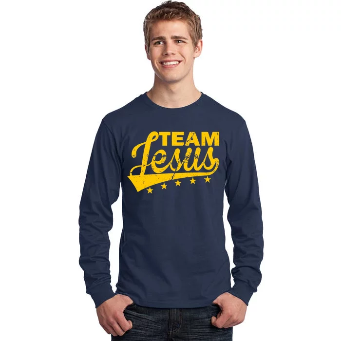 Team Jesus Vintage Christian Tall Long Sleeve T-Shirt