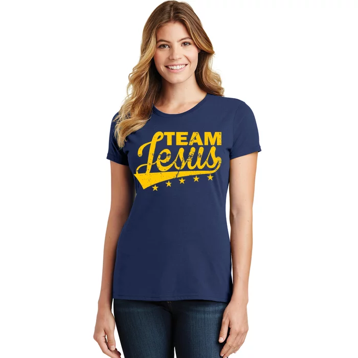 Team Jesus Vintage Christian Women's T-Shirt