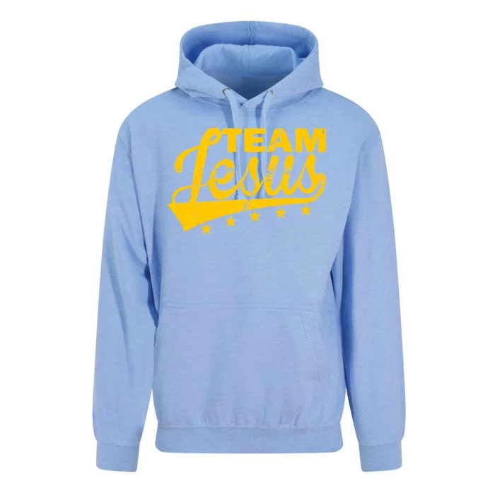 Team Jesus Vintage Christian Unisex Surf Hoodie