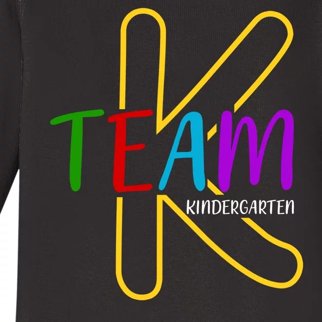 Team K Kindergarten Baby Long Sleeve Bodysuit