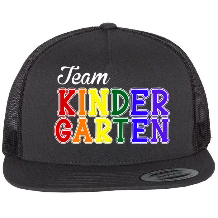 Team Kindergarten Flat Bill Trucker Hat