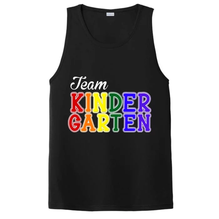 Team Kindergarten Performance Tank