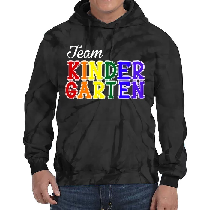 Team Kindergarten Tie Dye Hoodie