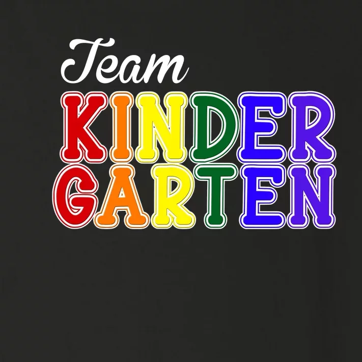 Team Kindergarten Toddler Long Sleeve Shirt