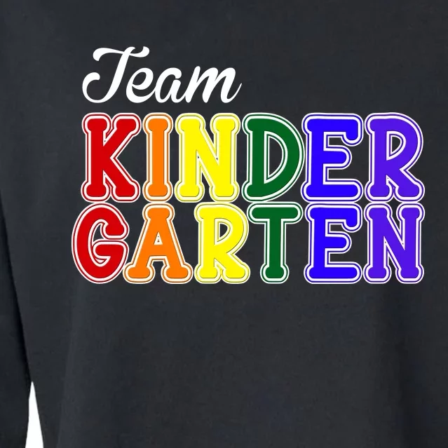 Team Kindergarten Cropped Pullover Crew