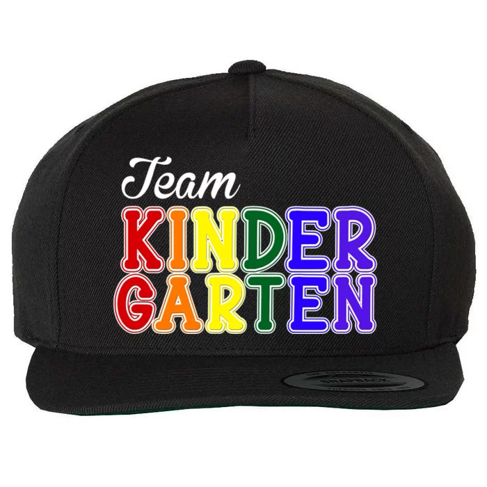 Team Kindergarten Wool Snapback Cap