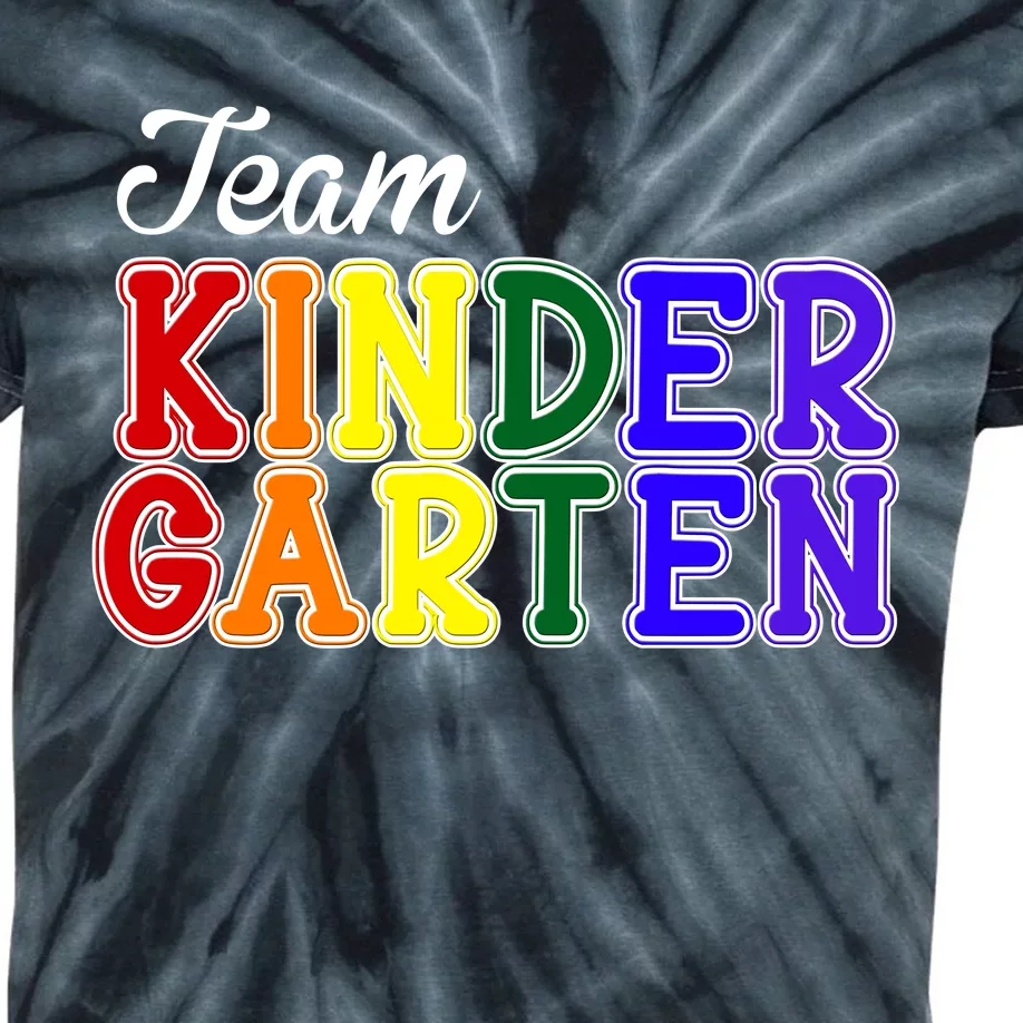 Team Kindergarten Kids Tie-Dye T-Shirt