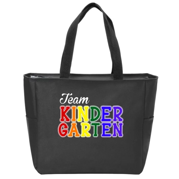 Team Kindergarten Zip Tote Bag