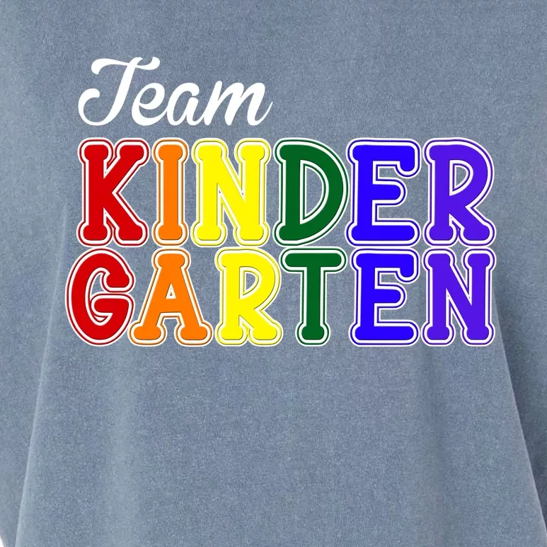 Team Kindergarten Garment-Dyed Women's Muscle Tee