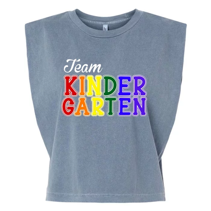 Team Kindergarten Garment-Dyed Women's Muscle Tee