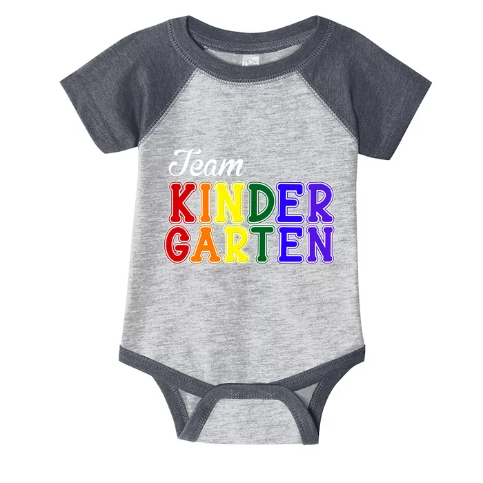 Team Kindergarten Infant Baby Jersey Bodysuit