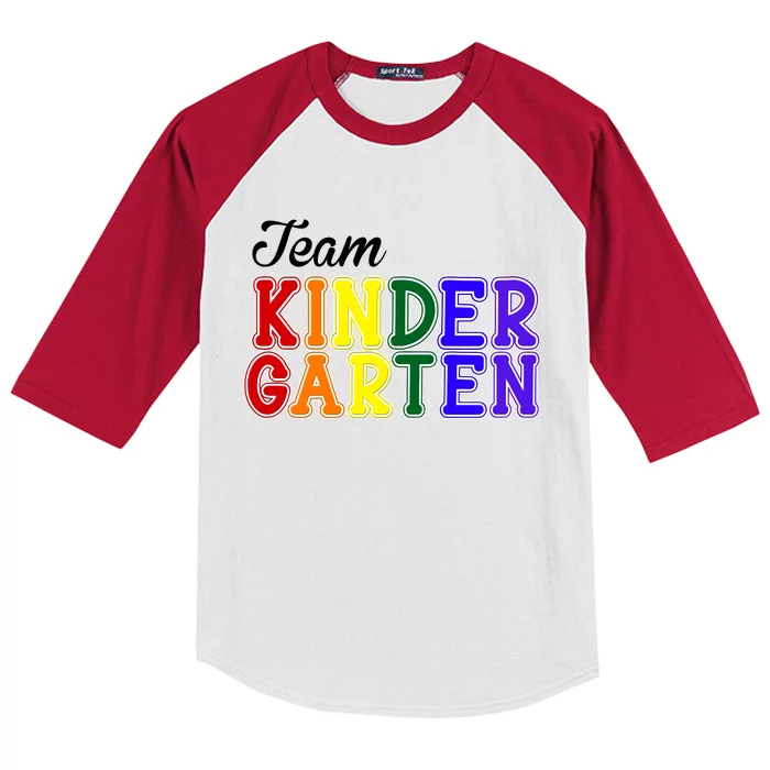 Team Kindergarten Kids Colorblock Raglan Jersey