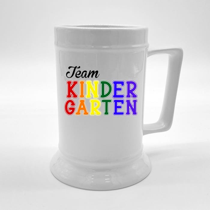 Team Kindergarten Front & Back Beer Stein