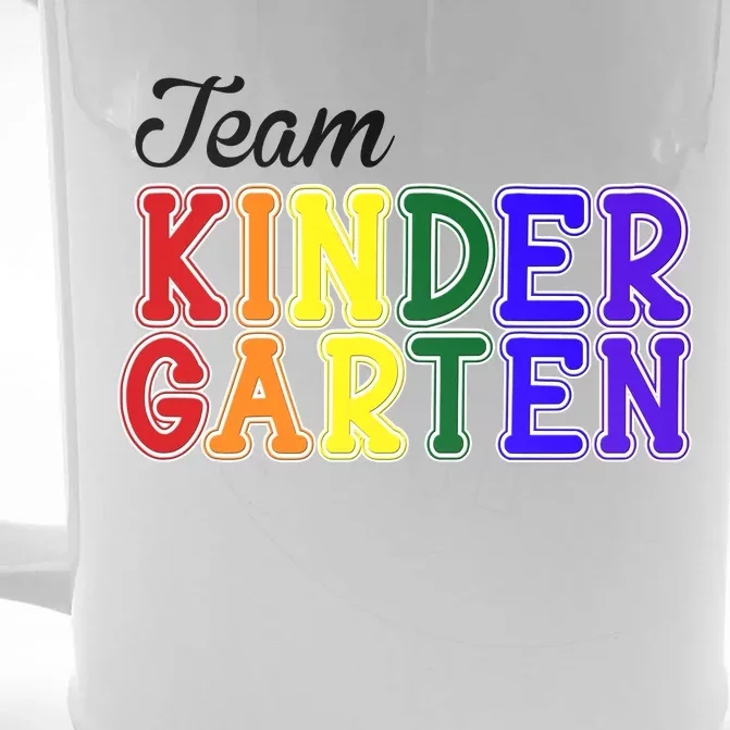 Team Kindergarten Front & Back Beer Stein