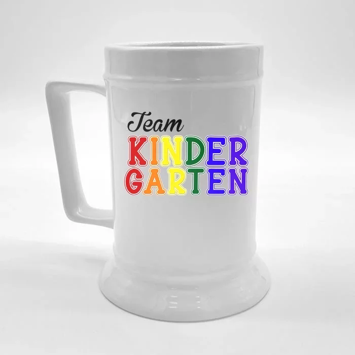 Team Kindergarten Front & Back Beer Stein