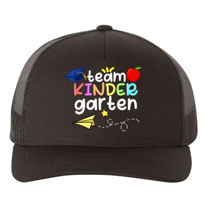 Team Kindergarten Cute Back To Scool Yupoong Adult 5-Panel Trucker Hat