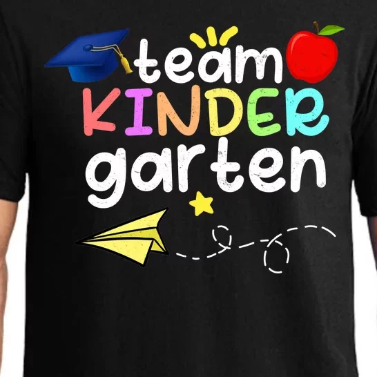 Team Kindergarten Cute Back To Scool Pajama Set