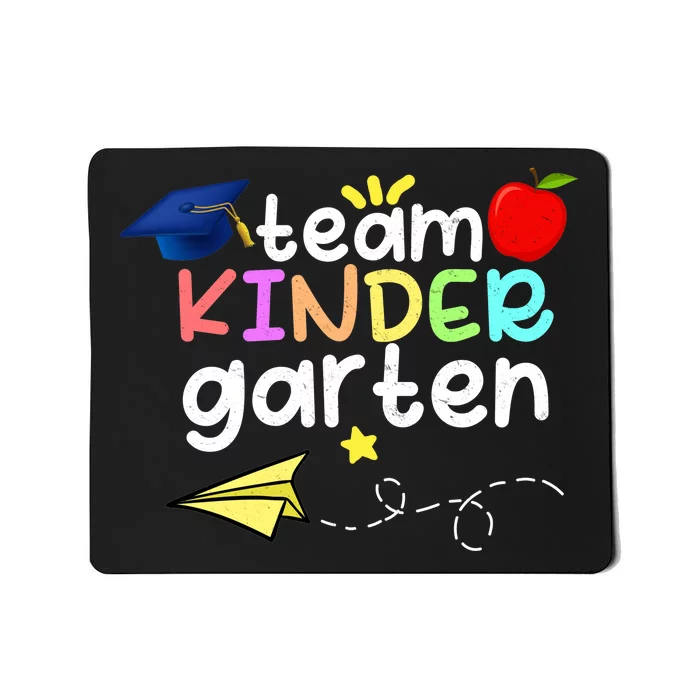 Team Kindergarten Cute Back To Scool Mousepad