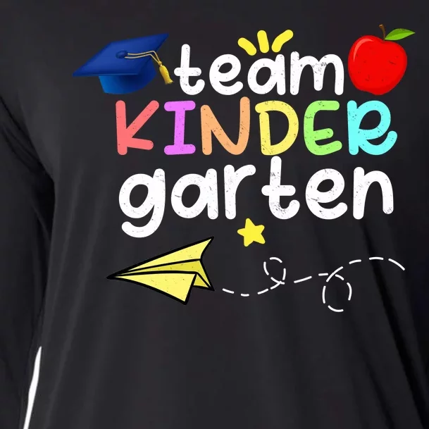 Team Kindergarten Cute Back To Scool Cooling Performance Long Sleeve Crew