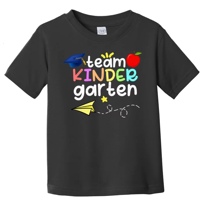 Team Kindergarten Cute Back To Scool Toddler T-Shirt