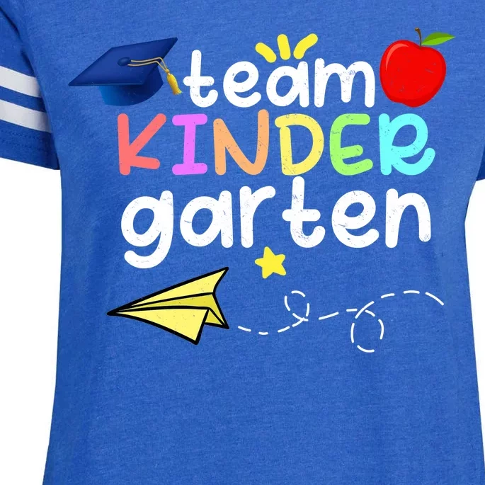 Team Kindergarten Cute Back To Scool Enza Ladies Jersey Football T-Shirt