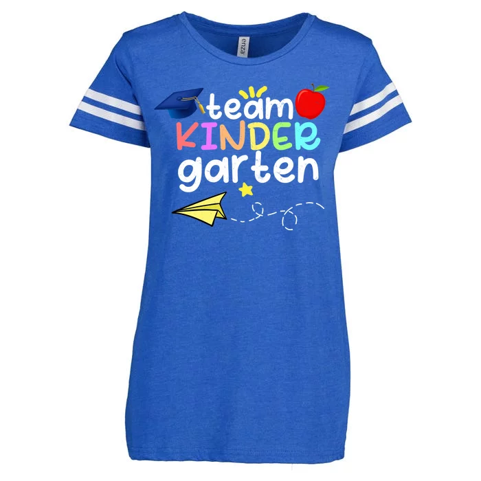 Team Kindergarten Cute Back To Scool Enza Ladies Jersey Football T-Shirt